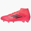 Adidas F50 League Firm/multi-ground Turbo Aurora Black Platinum Metallic (women's)