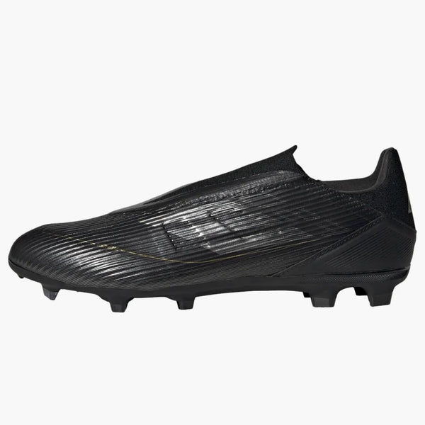 Adidas F50 League Lace Lace Firm/Multi-Ground Core Black Iron Metallic Gold Metallic
