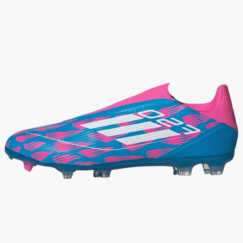 Adidas F50 League Lace Lace Firm/Multi-Ground Solar Blue Cloud White Solar Pink