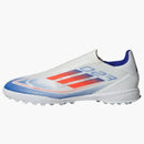 Adidas F50 League Laceless Turf Cloud White Solar Red Lucid Blue