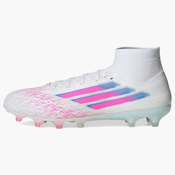 Adidas F50 Pro Mid-cut Fg Sparkfusion Pack White Lucid Pink (women's)