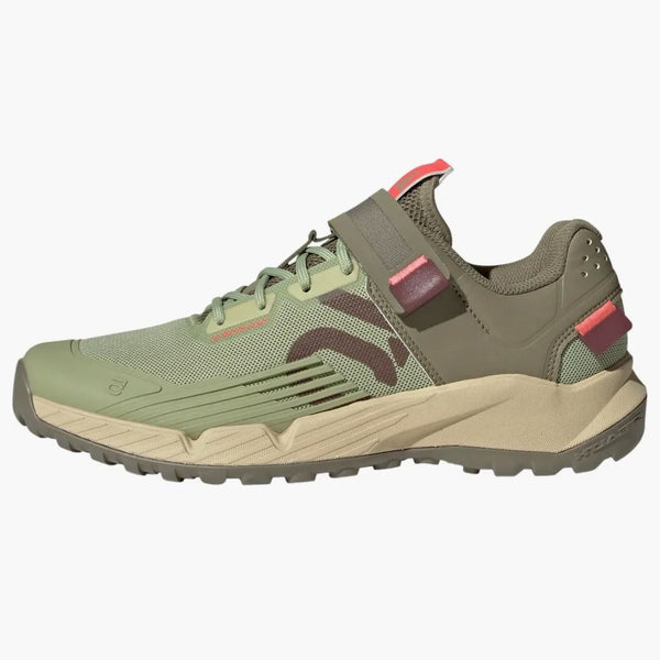 Adidas Five Ten Trailcross Clip-in Magic Lime Burgundy Orbit Green (Women's)