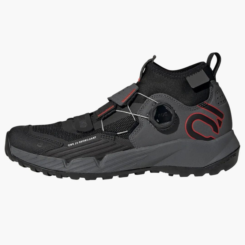 Adidas Five Ten Trailcross Pro Clip-in Gray Core Black Red (Women's)