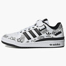 Adidas Forum 84 Low Bold Graphics White Black