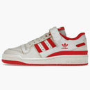 Adidas Forum 84 Low Off White Vivid Red Footwear White (women's)