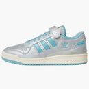 Adidas Forum 84 Low Silver Metallic Preloved Blue Grey Two