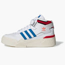 Adidas Forum Bonega 2b Mid Cloud White Bright Royal Better Scarlet (women's)