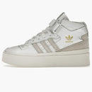 Adidas Forum Bonega Mid Cloud White Orbit Grey Bliss (women's)