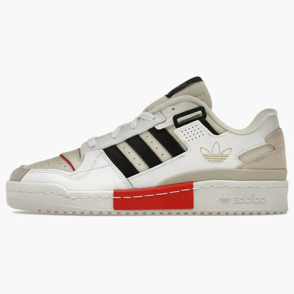Adidas Forum Exhibit Low White Vivid Red