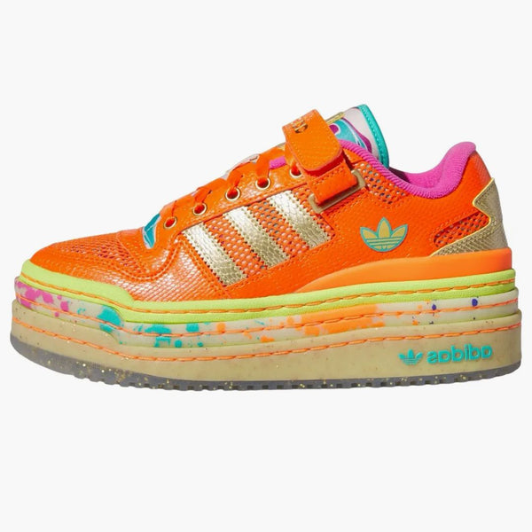Adidas Forum Lo Triple Platform Impact Orange Gold Metallic Semi Solar Orange (women's)