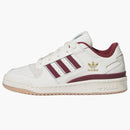 Adidas Forum Low Cl Cloud White Shadow Red Cream White (women's)
