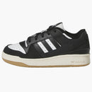 Adidas Forum Low Core Black Cloud White Cream White (ps)