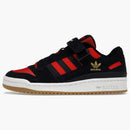 Adidas Forum Low Core Black Core Black Vivid Red