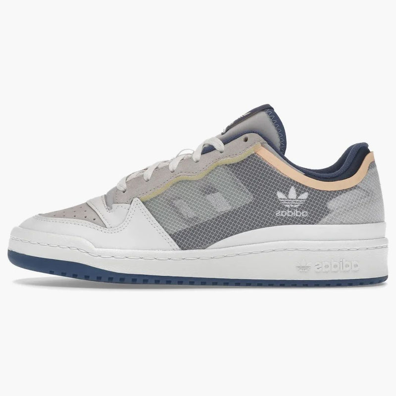 Adidas Forum Low Tt Cloud White Acid Orange Crew Blue