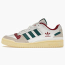 Adidas Forum Low White Teal Burgundy