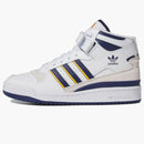 Adidas Forum Mid White Dark Blue Crew Yellow (women's)