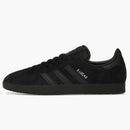 Adidas Gazelle All Black Silver Metallic