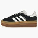Adidas Gazelle Bold Black White Gum (women's)