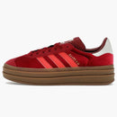 Adidas Gazelle Bold Bright Red Velvet (women's)