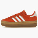Adidas Gazelle Bold Collegiate Orange Gum (women's)