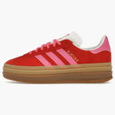 Adidas Gazelle Bold Collegiate Red Lucid Pink (women's)