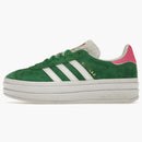 Adidas Gazelle Bold Green Lucid Pink (women's)