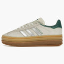 Adidas Gazelle Bold Off White Collegiate Green (women's)