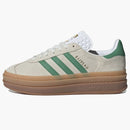 Adidas Gazelle Bold Off White Preloved Green (Women's)
