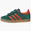 Adidas Gazelle Collegiate Green Preloved Red Gum (ps)