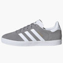 Adidas Gazelle Gray Cloud White Gold Metallic (GS)