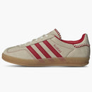 Adidas Gazelle Indoor Beige Better Scarlet (women's)