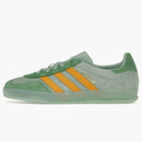 Adidas Gazelle Indoor Hazy Green Crew Yellow (women's)