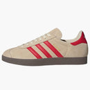 Adidas Gazelle Sand Strata Better Scarlet Cloud White