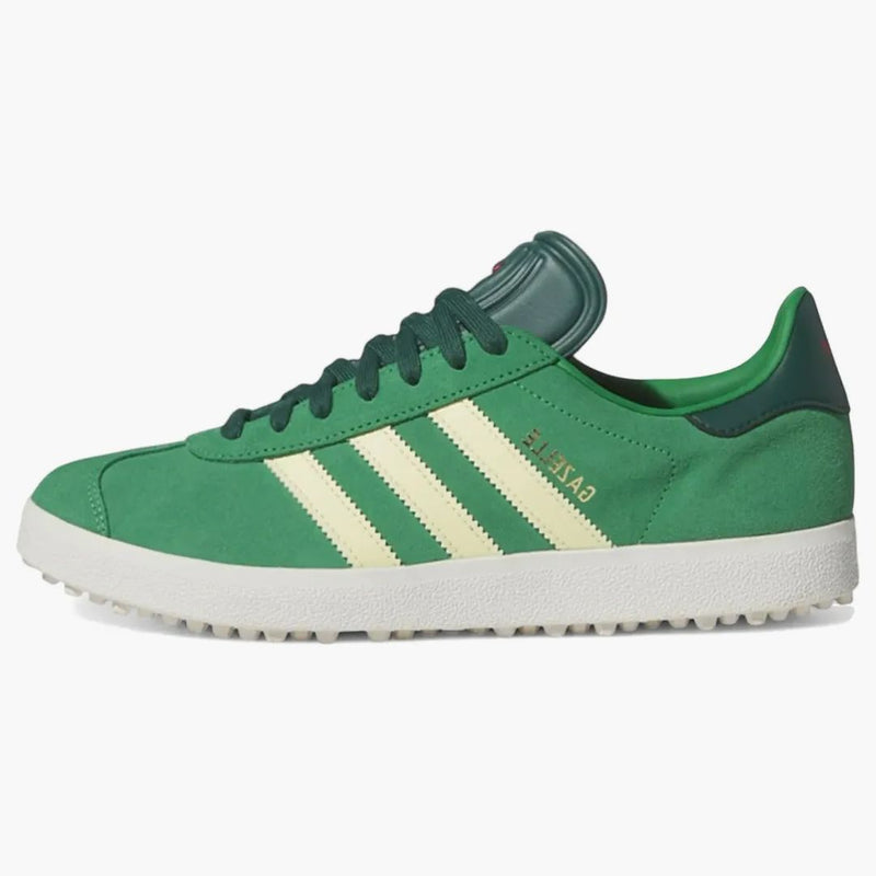 Adidas Gazelle Green Golf senza spike quasi giallo