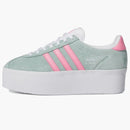 Adidas Gazelle Up Hazy Green Bliss Pink (women's)