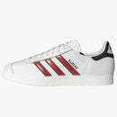 Adidas Gazelle White Scarlet Black