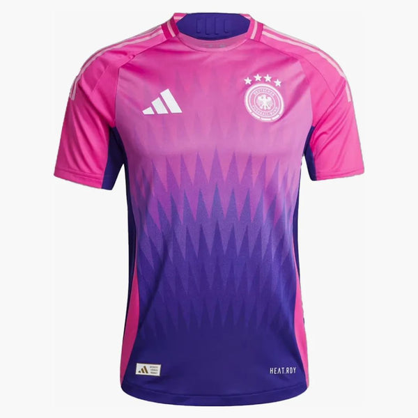 Adidas Německo 2024 AUTITICKÝ DERSEY SEMI LUCID FUCHSIA/TEAM COLLEGE Purple