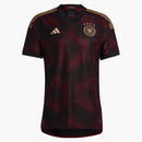 Adidas Germany 22 Away Authentic Jersey Black/Team Coll Burgundy