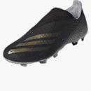 Adidas X Ghosted.3 Laceless Fg Black Metallic Gold