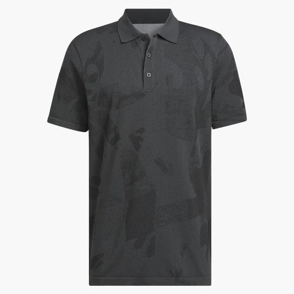 Adidas Go-to Primeknit Polo Shirt Black