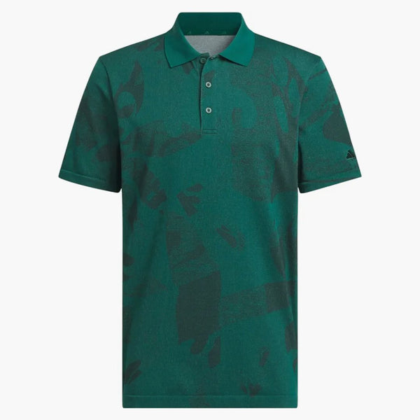 Adidas Go-to Primeknit Polo Shirt Collegiate Green