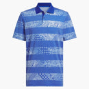Adidas Go-to Printed Polo Shirt Team Royal Blue Mel