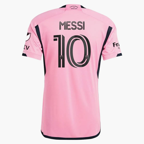 Adidas Inter Miami CF Lionel Messi 2024 2Genterment 2024 Autentic Player Jersey Pink