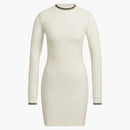Adidas Ivy Park Open Mesh Long Sleeve Mini Dress Off-White