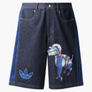 Adidas Kerwin Frost Launieh Space Dog denim shorts blue