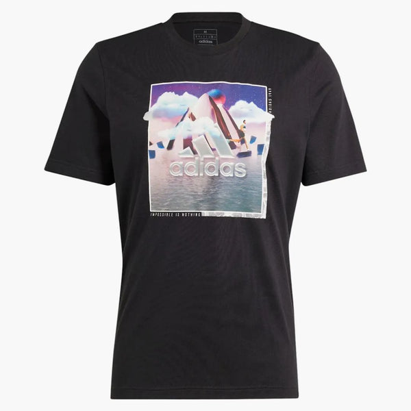 Adidas Landscape Badge Graphic T-shirt Black