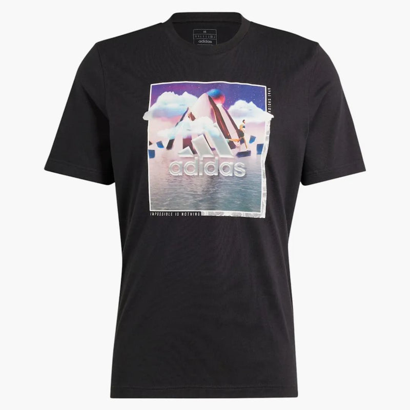 Adidas Landscape Badge Graphic T-shirt Black