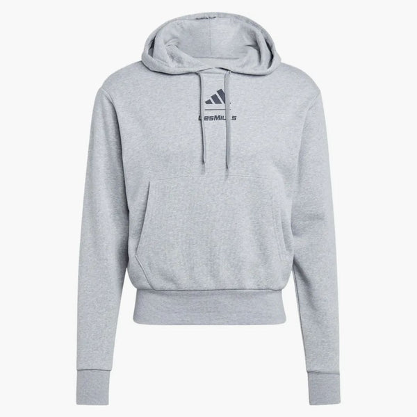Adidas Les Mills Graphic Hoodie Medium Grey Heather