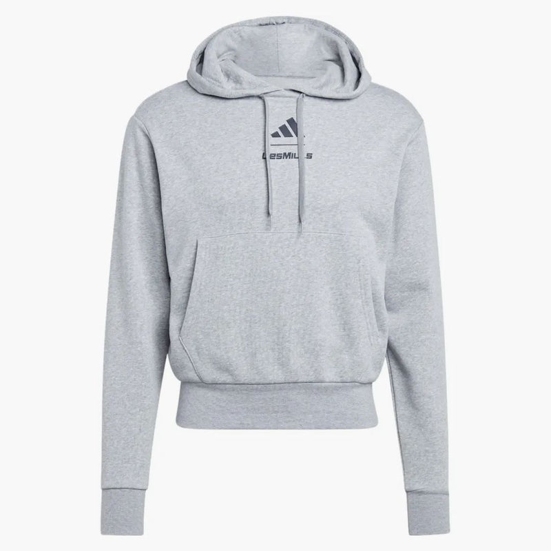 Adidas Les Mills Graphic Hoodie Medium Grey Heather