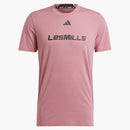 Adidas Les Mills grafisk t-shirt rosa